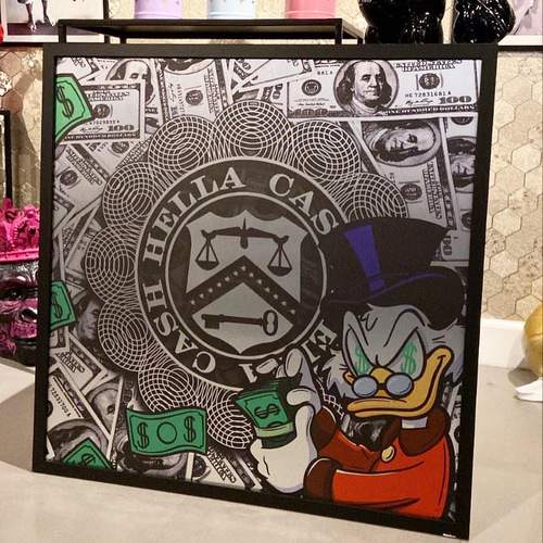Scrooge with Hella Cash print 2